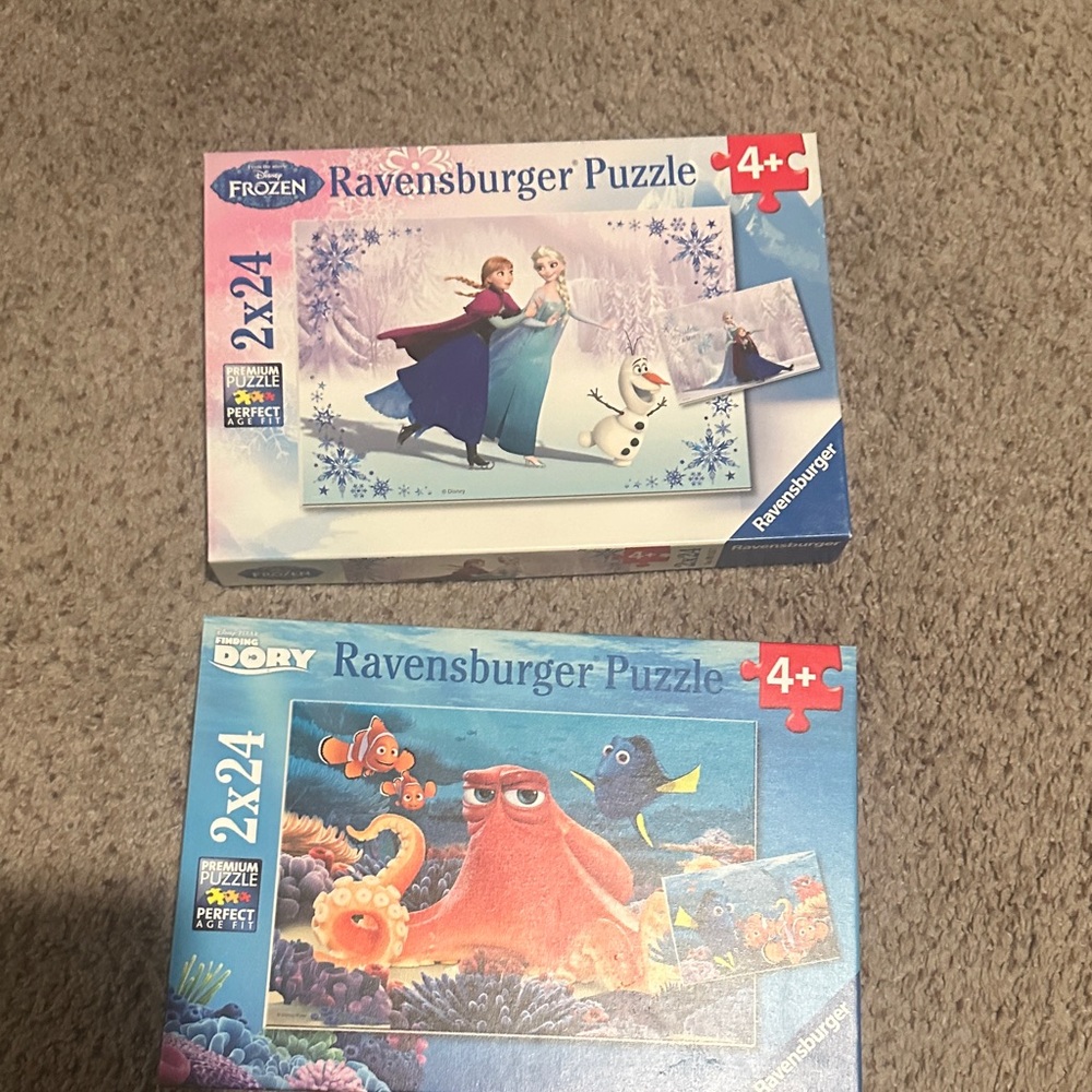 Ravensburger Puzzle Set - Finding Dory and Frozen 2x24 4+